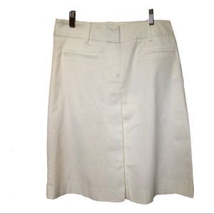 Zara basic white mini skirt